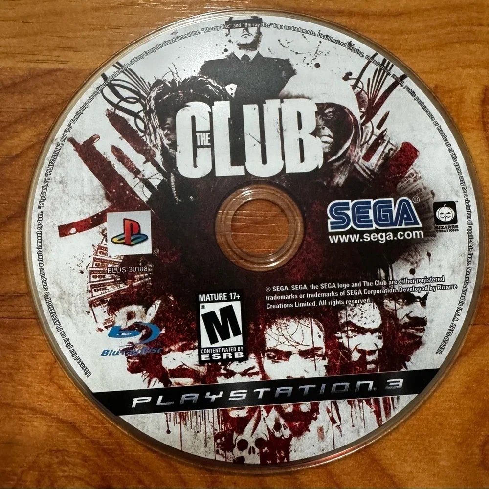 The Club (Sony PlayStation 3, PS3) CIB Complete Tested Blockbuster Sticker Case